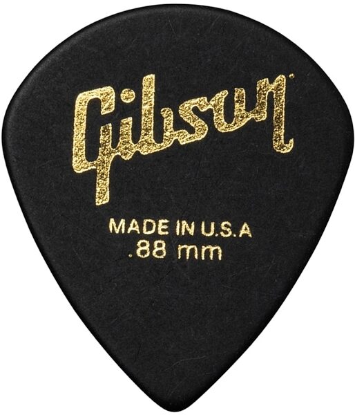 Gibson Modern Guitar Picks, Black, 0.88 millimeter, 6-Pack, view