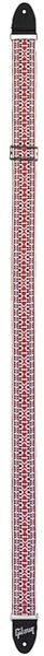 Gibson "The Retro" Handmade Guitar Strap, Red, view