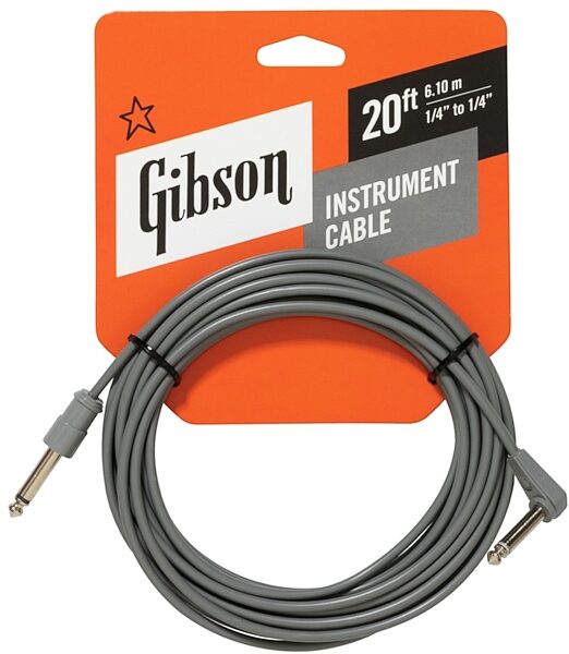 Gibson Vintage Original Instrument Cable, Gray, 20 foot, view