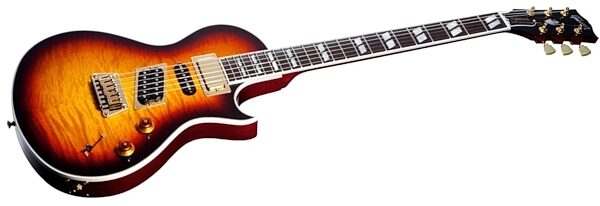 Gibson Limited Edition 20th Anniversary Nighthawk Custom Electric Guitar (with Case), Fireburst - Closeup
