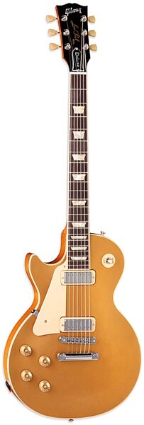 Gibson Limited Edition Left-Handed Les Paul Deluxe Gold Top Electric Guitar with Case, Main