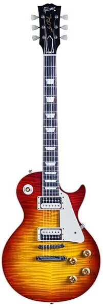 Gibson Custom Standard Historic 1958 Les Paul Contour VOS Electric Guitar (with Case), Washed Cherry