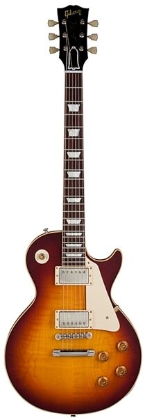 Gibson 1958 Les Paul Plaintop VOS 2014 Electric Guitar (with Case), Bourbonburst