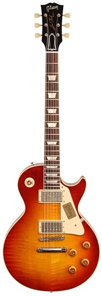 Gibson Custom 1958 Les Paul Reissue VOS Electric Guitar (with Case), Washed Cherry