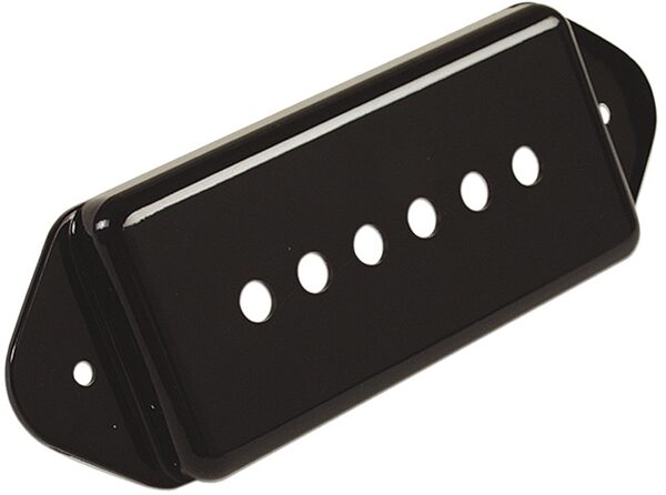 Gibson P-90/P-100 Dog Ear Pickup Cover, Black, view