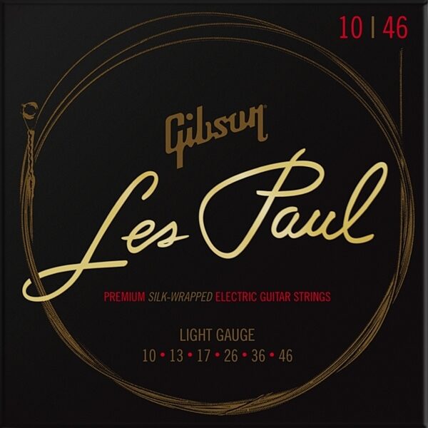 Gibson Les Paul Premium Electric Guitar Strings, 10-46, Light, view