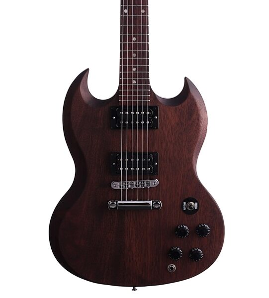 Gibson SG Special Plus Electric Guitar (with Gig Bag), Chocolate Satin - Body Front