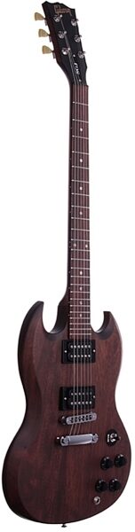 Gibson SG Special Plus Electric Guitar (with Gig Bag), Chocolate Satin - Angle