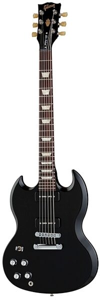 Gibson SG '50s Tribute Min-ETune Electric Guitar (with Case), Left-Handed, Ebony