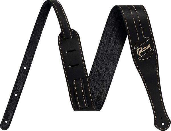 Gibson The Classic Guitar Strap, Black, Action Position Front