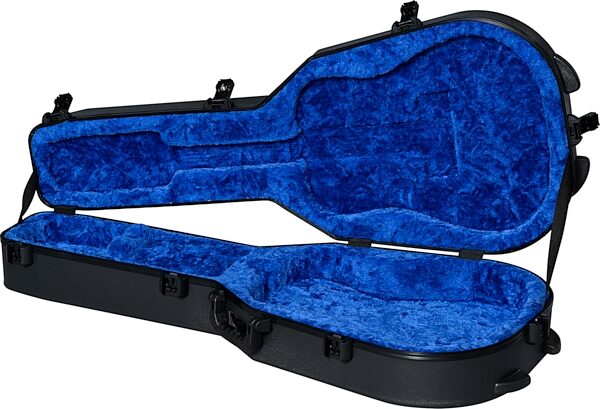 Gibson Deluxe Protector Dreadnought Acoustic Guitar Case, Black, Action Position Back