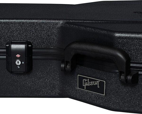 Gibson Deluxe Protector J-185 Acoustic Guitar Case, Black, Action Position Back