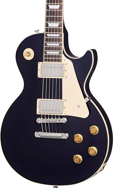 Gibson Les Paul Standard '50s Gold Top Electric Guitar (with Case), Deep Purple, Action Position Back