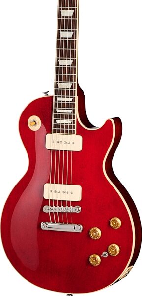 Gibson Warren Haynes Les Paul Standard P-90 Electric Guitar (with Case), &#039;60s Cherry, Action Position Back