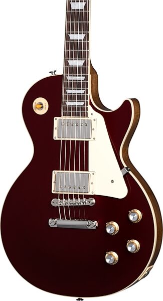 Gibson Les Paul Standard 60s Custom Color Electric Guitar, Figured Top (with Case), Spark Burgundy, Open Box (Very Good), Action Position Back