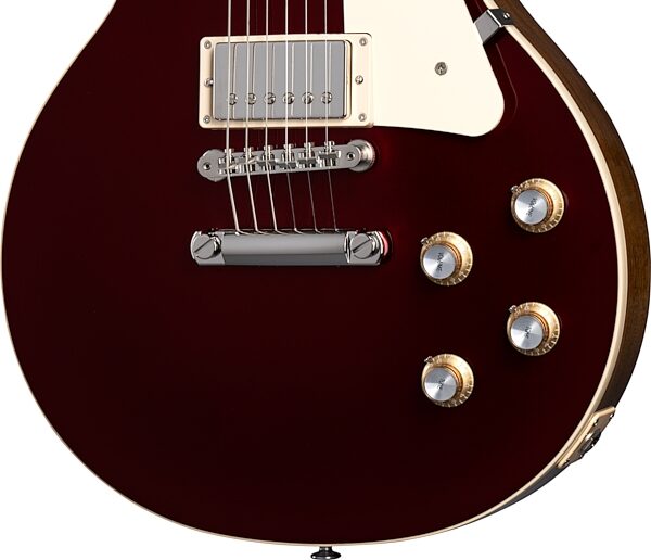 Gibson Les Paul Standard 60s Custom Color Electric Guitar, Figured Top (with Case), Spark Burgundy, Open Box (Very Good), Action Position Back