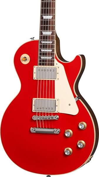 Gibson Les Paul Standard 60s Custom Color Electric Guitar, Figured Top (with Case), Cardinal Red, Blemished, Action Position Back