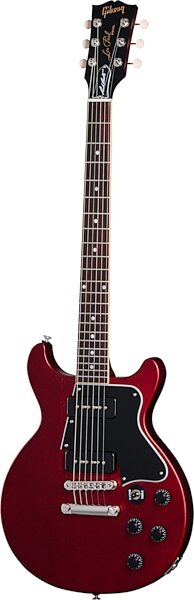 Gibson Rick Beato Les Paul Special Double Cut Electric Guitar (with Case), Sparkling Burgundy, Blemished, Action Position Back