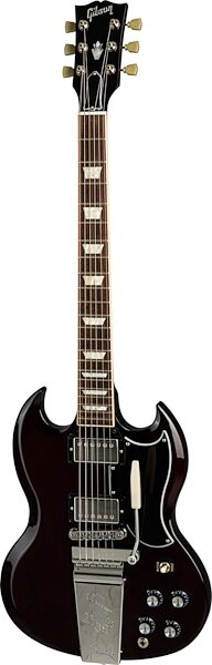 Gibson Exclusive SG Original Electric Guitar (with Maestro Vibrola and Case), Action Position Back