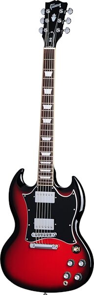 Gibson SG Standard Custom Color Electric Guitar (with Soft Case), Cardinal Red Burst , Open Box (Very Good), Action Position Back
