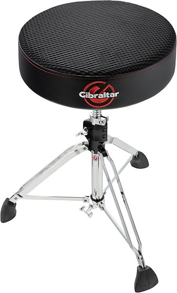 Gibraltar 9800 Airtech Round Web Double-Braced Drum Throne, Action Position Back