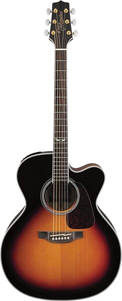 Takamine GJ72CE Jumbo Cutaway Acoustic-Electric Guitar, Brown Sunburst