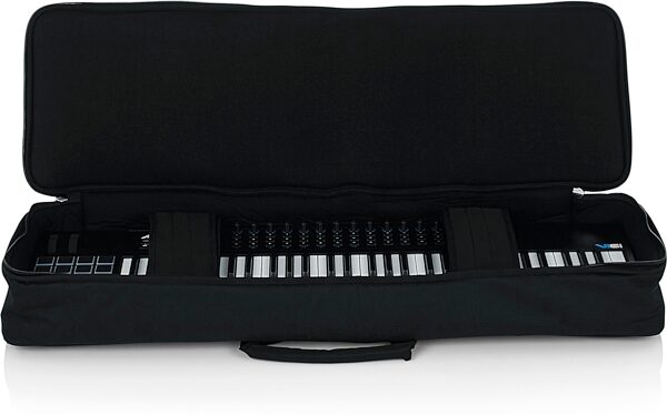 Gator GKB-61 Slim Keyboard Gig Bag, 61-Key, Warehouse Resealed, Action Position Back