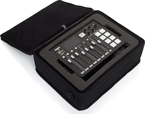 Gator GL-RODECASTER2 Lightweight Case for Rode RODECaster Pro and Microphones, Action Position Front