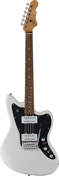 G&L CLF Research Doheny V12 Electric Guitar, Alpine White, Action Position Front