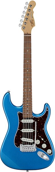 G&L Fullerton Deluxe Legacy Electric Guitar, with Caribbean Rosewood fretboard (with Gig Bag), Action Position Back