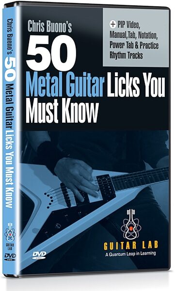 eMedia Guitar Lab 50 Metal Licks You Must Know Video, Main
