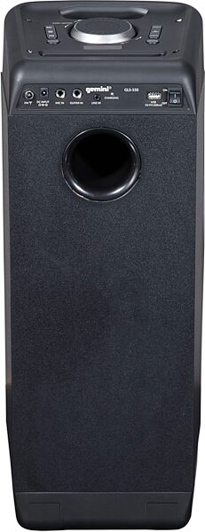 Gemini GLS550 Rechargeable Party PA Speaker, New, Action Position Back
