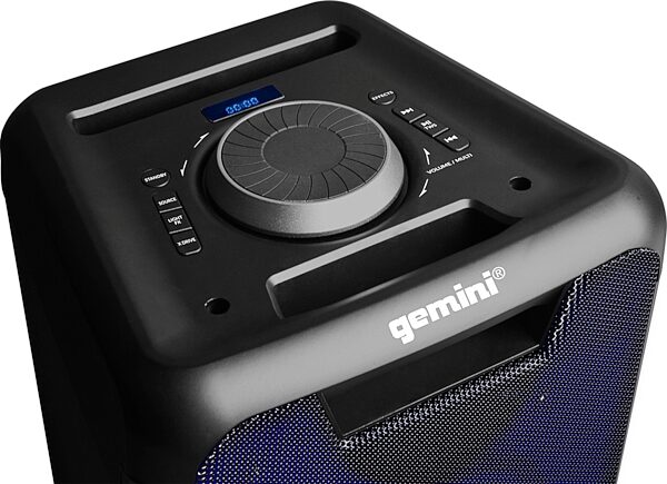 Gemini GLS550 Rechargeable Party PA Speaker, New, Action Position Back
