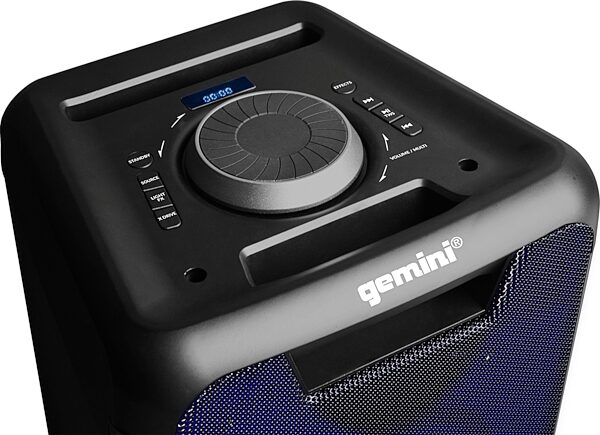 Gemini GLS-880 Rechargeable Party PA Speaker, Main Control Panel