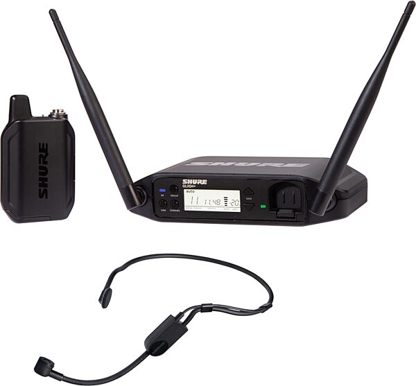 Shure GLXD14+ / PGA31 Digital Wireless Headset System, Z3, Action Position Back