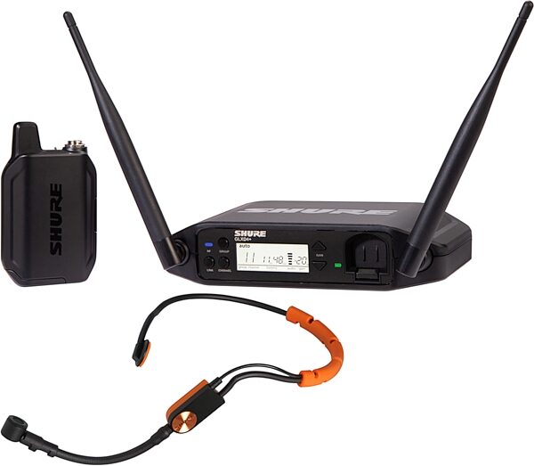 Shure GLXD14+ / SM31FH Digital Wireless Headset System, Z3, Action Position Back