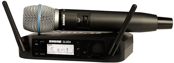 Shure GLXD24/B87A Digital Handheld Wireless Beta87A Microphone System, Main