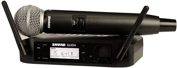 Shure GLXD24/SM58 Digital Handheld Wireless SM58 Microphone System, Main