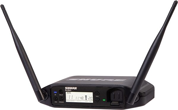 Shure GLXD14+ / WL93 Digital Lavalier Wireless System, Z3, Action Position Back