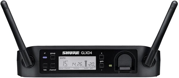 Shure GLXD14/SM35 Wireless Headset Microphone System, Receiver Front