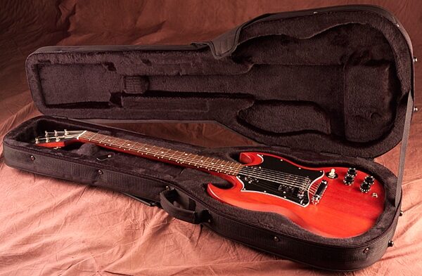 Gator GLSG Lightweight SG Electric Guitar Case, In Use 2