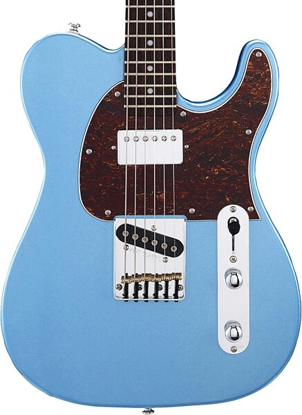G&L Tribute ASAT Classic BB Electric Guitar, Lake Placid Blue, Action Position Back