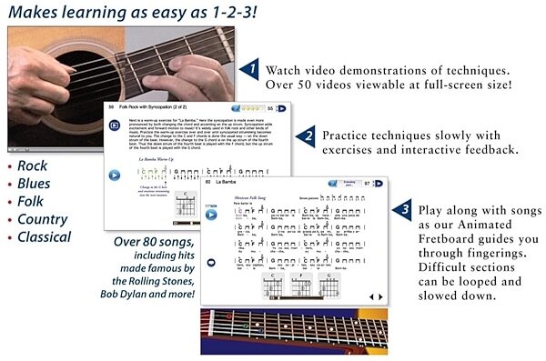 eMedia Guitar Method V6 Software, ve