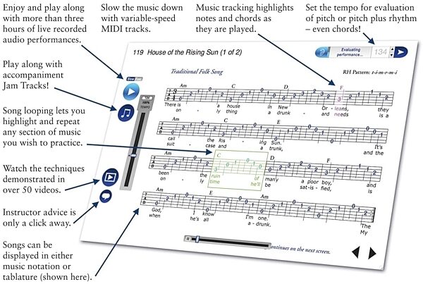 eMedia Guitar Method V6 Software, ve