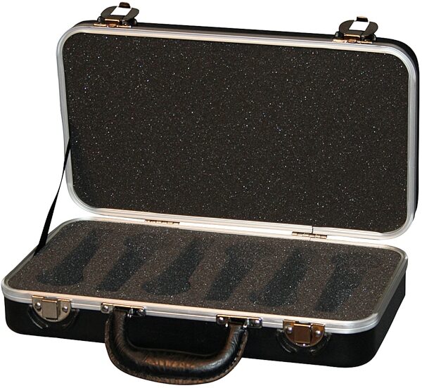 Gator GM6 Deluxe 6 Microphone Hard Case, New, Interior