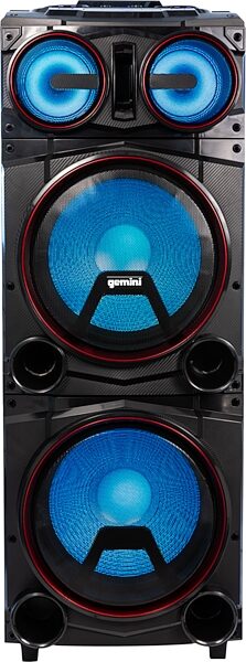 Gemini GMAX6000 LED Party PA Speaker, Action Position Back