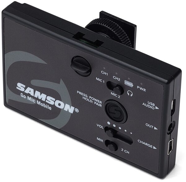 Samson Go Mic Mobile Receiver with Q8 Dynamic Handheld Microphone and Transmitter, New, Alt