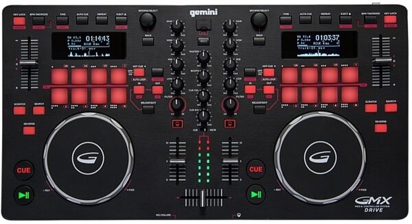 Gemini GMX DRIVE DJ Media Controller, Main