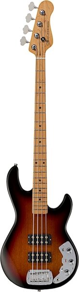 G&L CLF Research L-2000 Electric Bass, 3-Tone Sunburst, Action Position Back