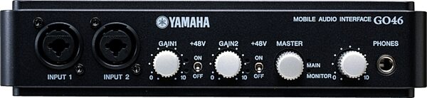Yamaha GO46 FireWire Audio/MIDI Interface (Mac and Windows), Front